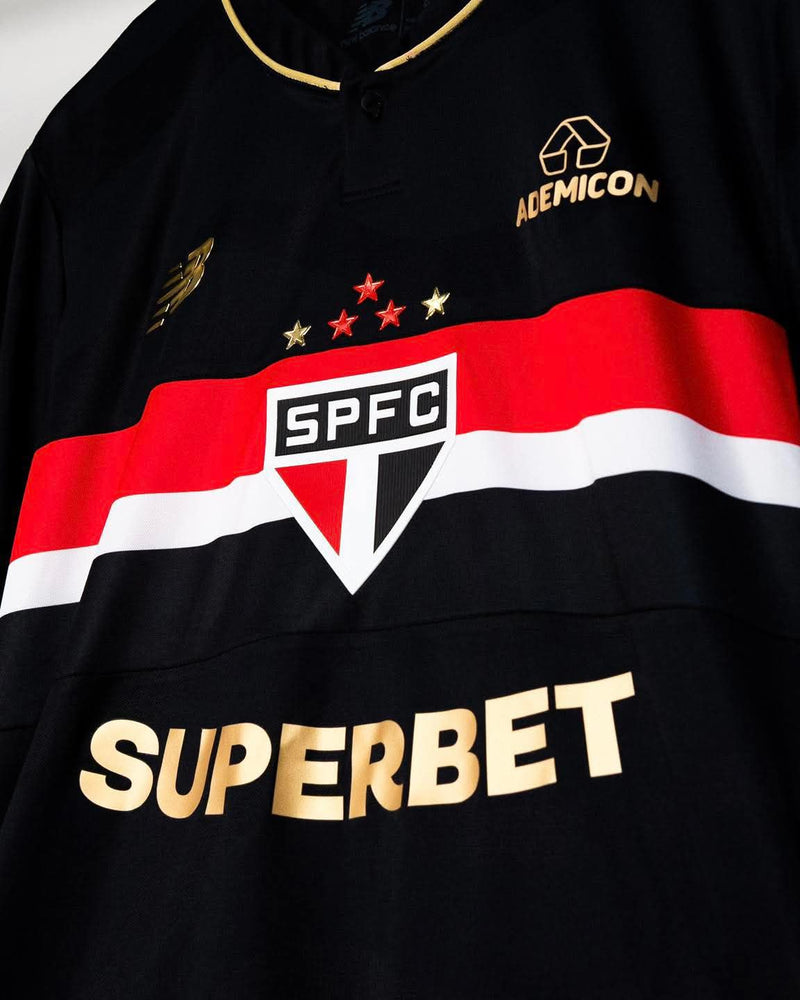 Camisa São Paulo Versão Jogador Preta 25/26