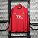 Camisa Retrô Manga longa Manchester United 07/08